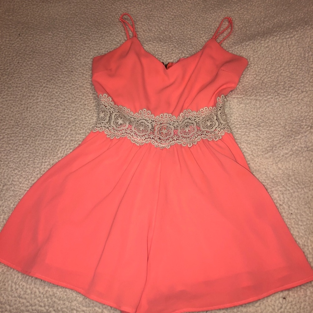 Coral Romper